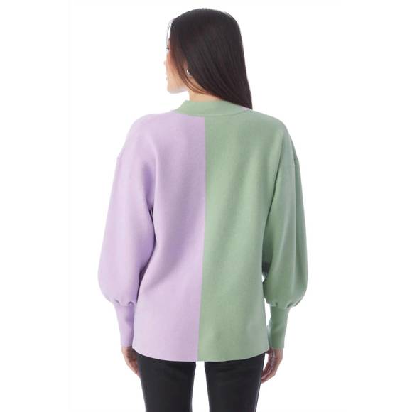 NEW CROSBY BY MOLLIE BURCH mac sweater in mint lavender - Picture 2 of 5